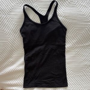 Lululemon Black Racerback Tank Top - Women's Classic Ribbed Tank